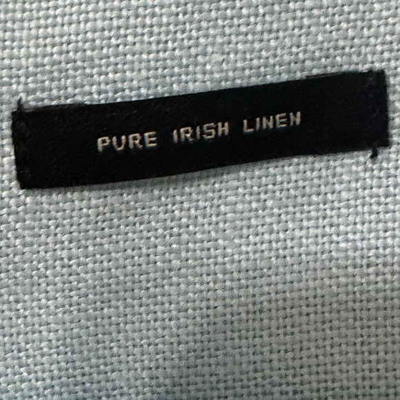 Talbots Irish Linen Sheath Dress Blue Womens Size 10 Classic Quiet Luxury - Picture 6 of 12